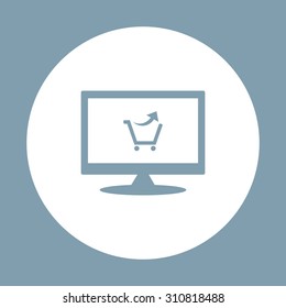 remove from the shopping cart. icon. vector design