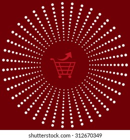 remove from the shopping cart. icon. vector design