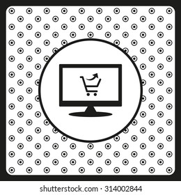remove from the shopping cart. icon. vector design