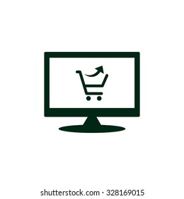 remove from the shopping cart. icon. vector design