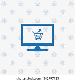 remove from the shopping cart. icon. vector design