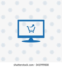 remove from the shopping cart. icon. vector design