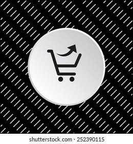 remove from the shopping cart, vector illustration, EPS 10