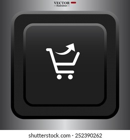 remove from the shopping cart, vector illustration, EPS 10