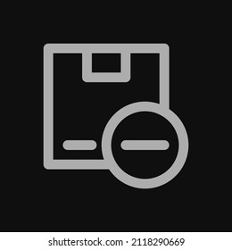 remove stock icon with black background