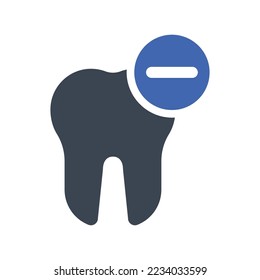 Remove tooth icon, Vector Graphics