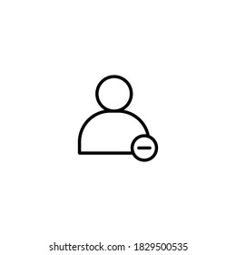 Eliminar el icono de cuenta de usuario para el vector web