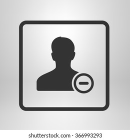 Remove user sign icon. Remove friend symbol