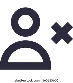Remove User Vector Icon
