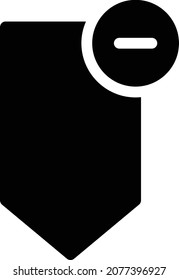 eliminar ilustración vectorial aislada en un fondo transparente. iconos vectoriales de glifo para el concepto o gráficos web.