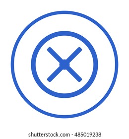  Remove Web   icon. Flat design.