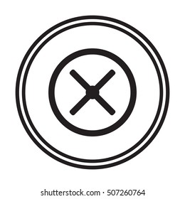  Remove Web   icon. Flat design.