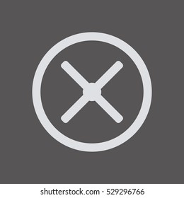  Remove Web   icon. Flat design.