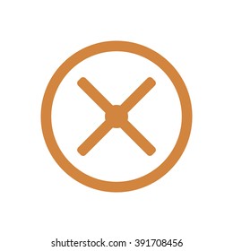  remove Web icon. vector design