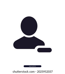 remove_friend icon. user-related vector line icons. Contains icons such as man, woman, profile, personal quality, and many other good icons.