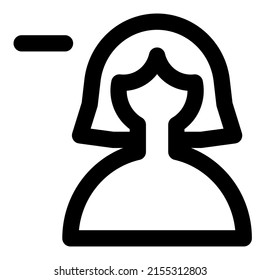 removing a female user from a public chat domain