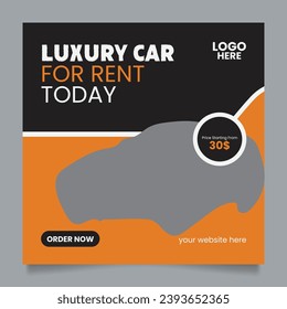 Ren Car Social Media Ad Template