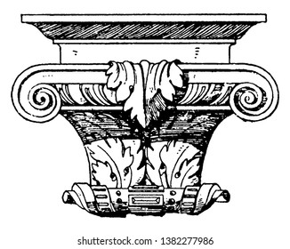 Renaissance Console es un diseño alemán que se encuentra en Heidelberg, evoca un estilo palladiano clásico, superior a molduras, dibujo de líneas vintage o ilustración de grabado.