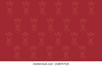 renaissance middle age seamless pattern background 