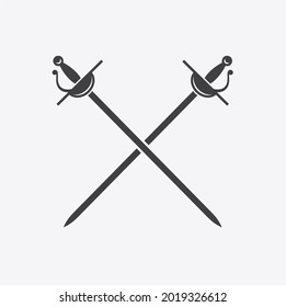 renaissance sword illustration, vector art