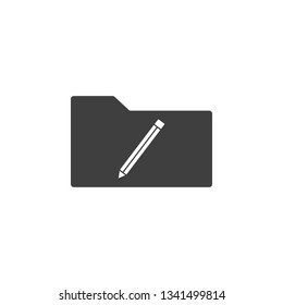rename folder icon. One of the collection icons for websites, web design, mobile app