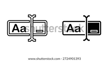 Rename icon graphic design. Vector icon illustrations