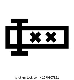 rename icon isolated sign symbol vector illustration - high quality black style vector icons
