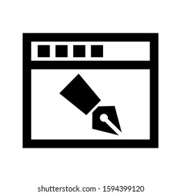 rename icon isolated sign symbol vector illustration - high quality black style vector icons
