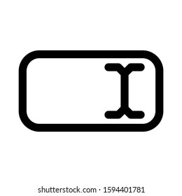 rename icon isolated sign symbol vector illustration - high quality black style vector icons
