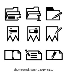 rename icon isolated sign symbol vector illustration - Collection of high quality black style vector icons
