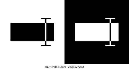 Rename icon Vector in flat style. Collection silhouettes