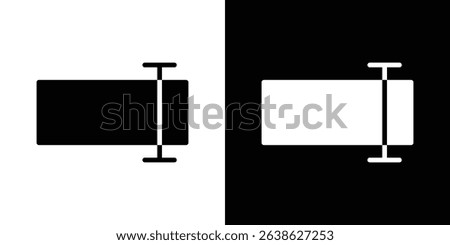 Rename icon Vector in flat style. Collection silhouettes