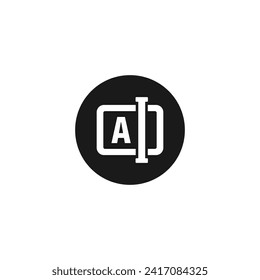 Cambiar el nombre del vector de icono o cambiar el nombre del vector de signo aislado. Mejor renombrar vector de iconos para aplicaciones, sitios web, software y más sobre el símbolo de cambio de nombre.