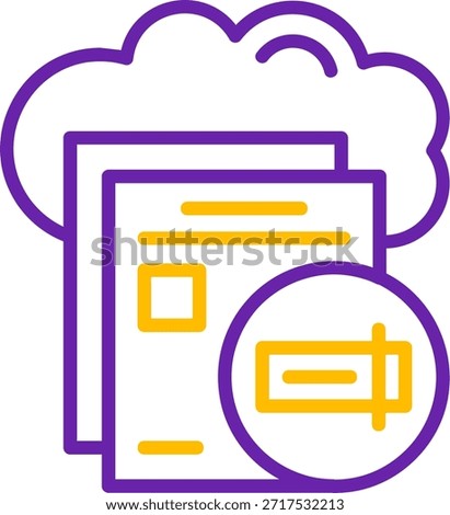 Rename Line Two Color Vector Line Two Color Vector Icon Design Design