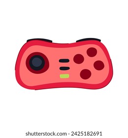 render gamepad cartoon. gadget toy, device computer, object joy render gamepad sign. isolated symbol vector illustration