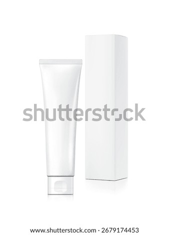 A rendering of a tube and case, commonly used for toothpaste, with a 35mm diameter and 120g capacity.