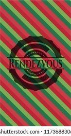 Rendezvous christmas emblem.