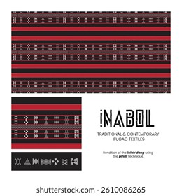 Rendition of the inlah'dang using the pinilli technique