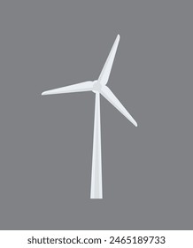 Renevable energy, battery, windmill energy, environment eco system vector illustration