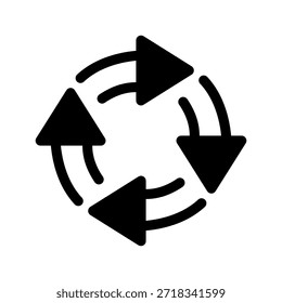 Renew Icon Vector Symbol Design Illustration