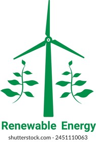 Vektorillustration für erneuerbare Umwelttechnologie