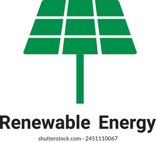 renewable eco technology vector illustration