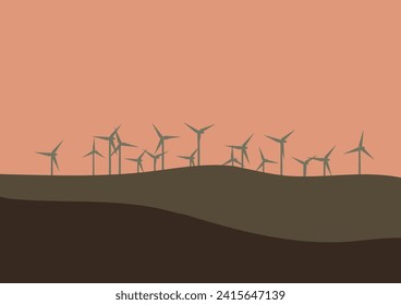 ilustración de vector de fondo abstracto de energía renovable