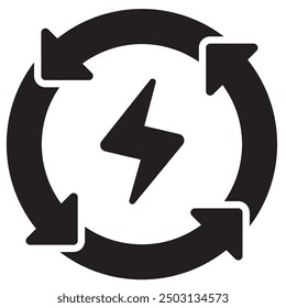 Renewable energy, Alternative Energy Icon