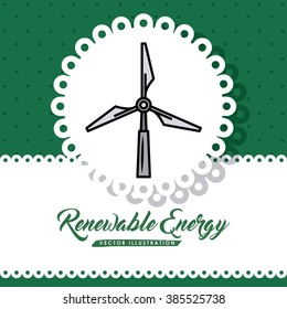 renewable energy design, vector illustration eps10 graphic 