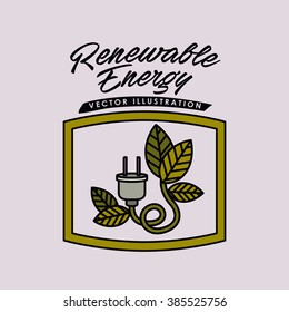 renewable energy design, vector illustration eps10 graphic 