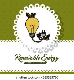 renewable energy design, vector illustration eps10 graphic 