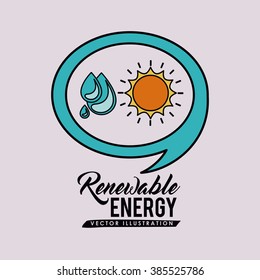 renewable energy design, vector illustration eps10 graphic 
