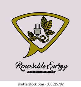 renewable energy design, vector illustration eps10 graphic 