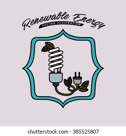 renewable energy design, vector illustration eps10 graphic 